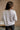 Leanne Light Grey Short Sleeve Sweater - back view