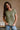 Elena Olive Green Short Sleeve Tee- front 