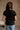 Payton Black Short Sleeve Tee - back view