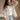 Katy Cream Striped Button-Up Linen Top - front view