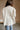 Katy Cream Striped Button-Up Linen Top - back view