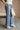 Risen: Skyler Medium Wash Cuffed Wide Leg Jeans - side view