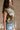 Michelle Olive Green Floral Sleeveless Sweater - side view