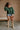 Nila Green Off-The-Shoulder Balloon Sleeve Top - full front view