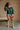 Nila Green Off-The-Shoulder Balloon Sleeve Top - full front view