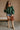 Nila Green Off-The-Shoulder Balloon Sleeve Top - full body front view