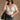 Dalia Cream Cropped Short Sleeve Top - front view