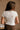 Cheyenne White Short Sleeve Cowgirl Graphic Tee - close up back  view