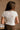Cheyenne White Short Sleeve Cowgirl Graphic Tee - close up back  view