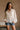 Claudia Cream Balloon Sleeve Button-Up Top - frontal view