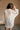 Claudia Cream Balloon Sleeve Button-Up Top - back view