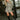 Tara Taupe Cheetah Denim Romper - full body view