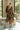 Kiley Black Multi Long Sleeve Midi Dress - full body front view