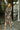 Annabelle Black & Cream Floral Midi Dress - full body side view