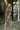 Annabelle Black & Cream Floral Midi Dress - full body side view