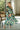 Gemma Blue Multi Long Sleeve Midi Dress - full body front view