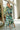 Gemma Blue Multi Long Sleeve Midi Dress - full front view