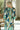 Gemma Blue Multi Long Sleeve Midi Dress - upper body back view