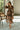 Any Brown Multi Floral Midi Dress - full body front view