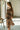 Any Brown Multi Floral Midi Dress - full body frontal side view