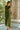 Ashley Olive Green Tie Waist Midi Dress- frontal side ful view