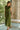 Ashley Olive Green Tie Waist Midi Dress- frontal side ful view