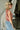 Carolyn Rust Striped Sleeveless Sweater- back side view