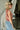 Carolyn Rust Striped Sleeveless Sweater- back side view
