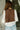 Alina Dark Brown Suede Vest- back view