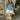 Gwen Floral Denim & Corduroy Jacket - full body front view
