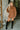 Reyna Brown Suede Cargo Jacket- full front top view