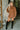 Reyna Brown Suede Cargo Jacket- full front top view