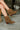 Dolce Vita Torey Chestnut Suede Fringe Bootie- front right side view