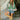 Elena Green & Cream Stripe Sweatshirt- full body view