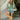Elena Green & Cream Stripe Sweatshirt- full body view