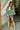 Elena Green & Cream Stripe Sweatshirt- full front view