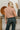 Alana Light Mocha Short Sleeve Sweater- back view
