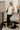Evie Heather Grey Knit Fabric- full body front view