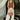 Melissa Brown & Gold Cable Knit Vest- full body view