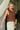 Melissa Brown & Gold Cable Knit Vest- frontal side view