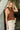 Melissa Brown & Gold Cable Knit Vest- close up frontal side view