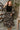 Nadia Black Multi Floral Midi Dress- close up full view