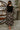 Nadia Black Multi Floral Midi Dress- full back view