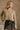 Lyra Beige Knit Button-Up Cardigan- front top view