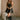 Josie Black Faux Leather Zip-Up Dress- full view