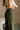 Lilian Olive Eyelet Wide Leg Jeans- close up side top view