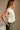 Myra Cream Knit Hoodie Vest- close top side view