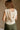 Myra Cream Knit Hoodie Vest- back view