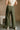 Lilian Olive Eyelet Wide Leg Jeans- full back view