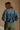 Reina Washed Denim Balloon Jacket- close up back view